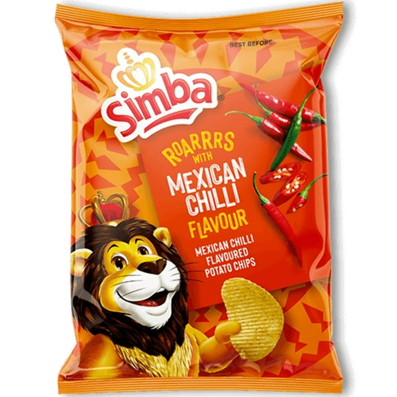 Simba Mexican Chilli Flavor Potato Chips 120g