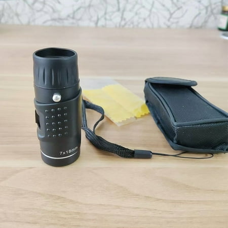 HD Mini Monocular Telescope 7X18 Fully Coated Optics Bak4 Pocket Concert Spotting Scope Long Range For Hunting Camping