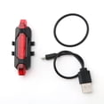 thumbnail image 3 of fastboy 1/2/3/5 Bike Tail Light Multi Lighting Modes Plastic Sturdy Rear Lamps Safety Outdoor Waterproof Cycling Warning Lights Household Riding Red 1 Pc, 3 of 6