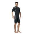 thumbnail image 3 of 3mm Nylon II Neoprene Front Zip Rental Shorty with Super Stretch Panels (Men's Medium), 3 of 6