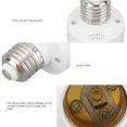 thumbnail image 4 of HUGFEGWE 2 Pcs Douille d'Ampoule Intelligente E27 Parlante hors Ligne Port à Vis avec Intérieur 10 Voix Commande Vocale Douille pour Lampe Sans Fil Support de Tête Anneaux d'Ampoule CJB91-36250, 4 of 8