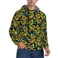 thumbnail image 2 of Lsque Ducks1 Pattern Casual Men's Hoodie,Hooded Sweatshirt with Kangaroo Pocket,Pullover Hoodie-Small, 2 of 7