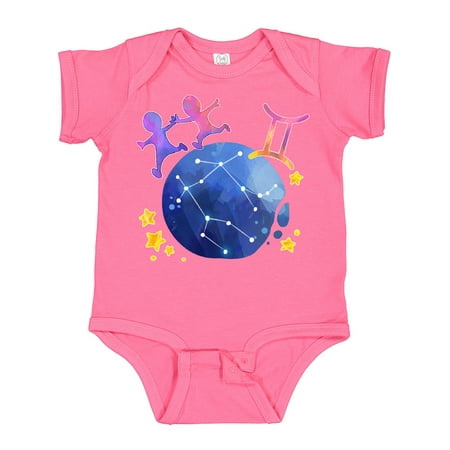 

Inktastic Gemini Constellation Zodiac Sign Illustration Gift Baby Boy or Baby Girl Bodysuit