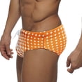 thumbnail image 2 of Short Swimming Trunks for Men Drawstring Low Waist High Vent Quick Dry Swim Shorts, 2 of 5