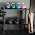thumbnail image 5 of Titan Fitness 2-Tier Elite Series Extension Unit Mass Storage System, 45.5" x 94.5" Dumbbell Kettlebell Storage, 5 of 8