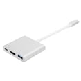 thumbnail image 5 of Adaptador 3 en 1 Tipo C a Tipo C HDMI USB 3.0 Convertidor multipuerto para OS X PC y teléfono móvil Plata, 5 of 5