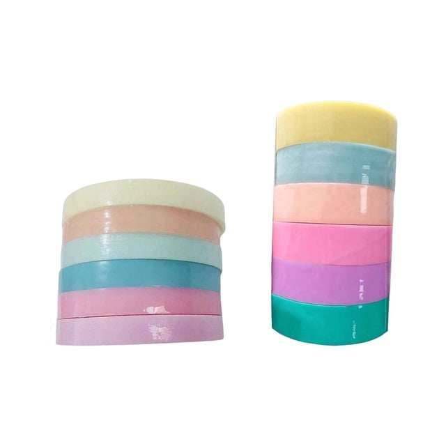 12 cintas adhesivas de bolas de colores para manualidades, juguetes sensoriales educativos. 12 cm y 24 cm