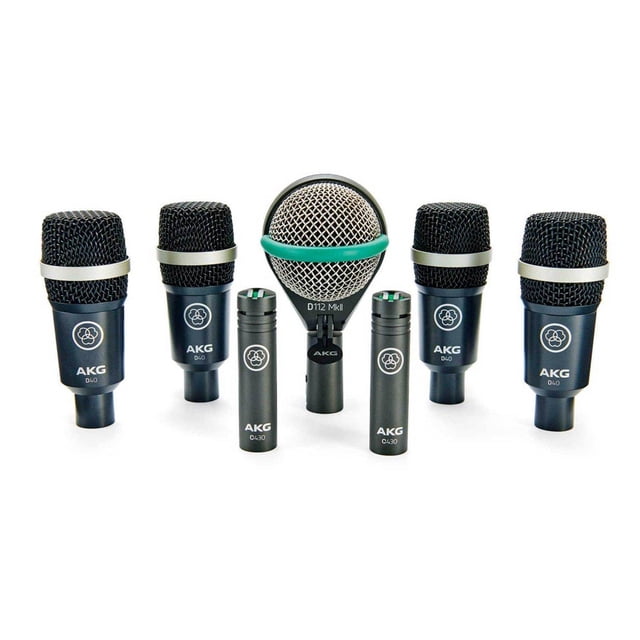 Set de Micrófonos para Batería AKG Drum Set Concert I Negro