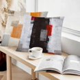 thumbnail image 4 of Funda de almohada de felpa corta, decoración Popular para el hogar, 45x45cm, moderna, minimalista, abstracta, para sofás de oficina, 4 of 4
