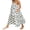 White, variant on LMLYSoH Women's Spaghetti Strap Dresses Stylish Dot Print Ruffled Trim Sleeveless Long Dresses for Summer