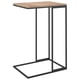 thumbnail image 4 of Mesa auxiliar VidaXL de madera de ingeniería y hierro negra, 60 x 40 x 59 cm, 4 of 6