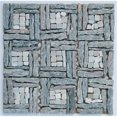 thumbnail image 1 of Intrend Tile Basket Wave Natural Stone Landscape Warmer Gray And Light Gray Mixed, 1 of 1