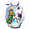 thumbnail image 5 of Sudadera con capucha de Papá Noel y gato con estampado 3D para hombre, sudadera con estampado de árbol de Navidad y muñeco de nieve, unisex, holgada, de manga larga, 5 of 5