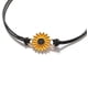 thumbnail image 5 of Pulsera de girasol hecha a mano ajustable de 2 piezas con puño de mermelada de papel, joyería para mujer, 5 of 5