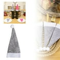 thumbnail image 2 of 2024 Personalized Christmas Hat Gray And Fork Set Bottle Hat Decoration Home Tableware Christmas Party Decoration, 2 of 7