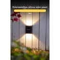 thumbnail image 6 of Fnyoxu Solar Wall Light Up and Down Glow Wall Light Outdoor Garden Lamp Waterproof(3.9*3*1.2inch), 6 of 9