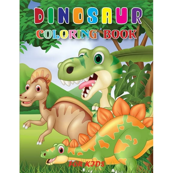 Dinosaur Coloring Book for Kids : Over 40 Dinosaur Design Great Stress Relief Coloring Books for Adults and Teens (Paperback)