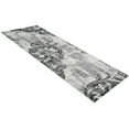 thumbnail image 5 of RUGSOTIC CARPETS MACHINE MADE HEATSET POLYPROPYLENE AREA RUGS - 3'2''x10', Runner Shape, Silver Color, Floral Modern Design, High Pile Machine Made Area Rugs for Living Room, Bed Room (M00056), 5 of 6