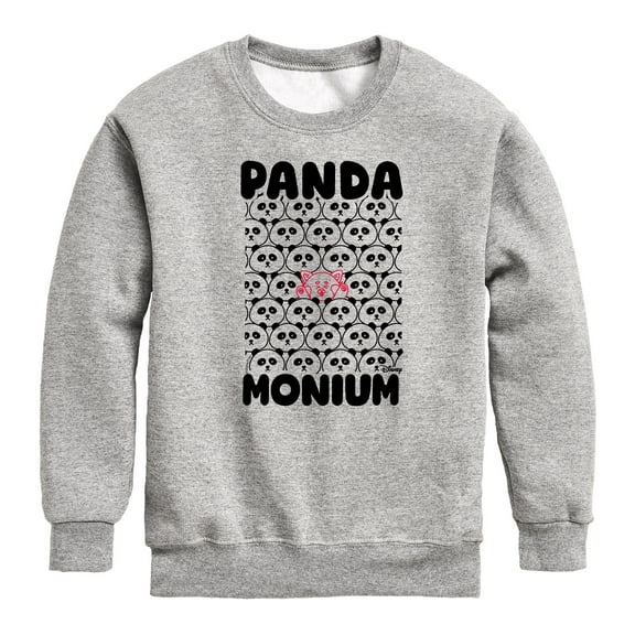 Turning Red - Panda Monium - Youth Crewneck Fleece Sweatshirt