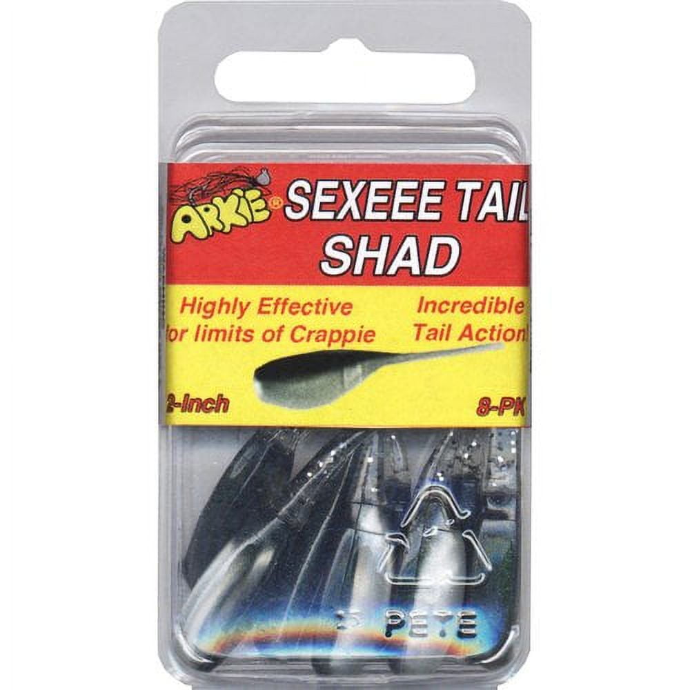 Arkie Lures 2 inch Sexee Tail Shad, Color Tennessee Shad