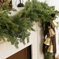 thumbnail image 3 of Christmas Garlands for Xmas Tree Decorations Christmas Pines Needle Wreath with Berry Artificial Christmas Wreath Winter Mantel Tabletop Porch Decor Holiday Wreath, 3 of 8