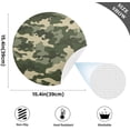thumbnail image 4 of Camouflage Placemats Round Table Mats Non-Slip Washable Heat Resistant Kitchen Place Mat for Home Dining Coffee Tabletop (6PCS) Home Decor, 4 of 7