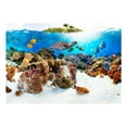 thumbnail image 2 of Tiptophomedecor Peel and Stick Ocean Wallpaper Wall Mural - Ocean Turtle Reef - Removable Wall Decals, 2 of 3