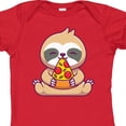 thumbnail image 4 of Inktastic Sloth Pizza Boys or Girls Baby Bodysuit, 4 of 5