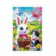 thumbnail image 1 of C Easter Garden Flag 18X12 Inch Double Sided Outdoor Decoration Featuring Festive Spring Patterns For Front Yard Porch Lawn Festive Home Decor Celebration, 1 of 7