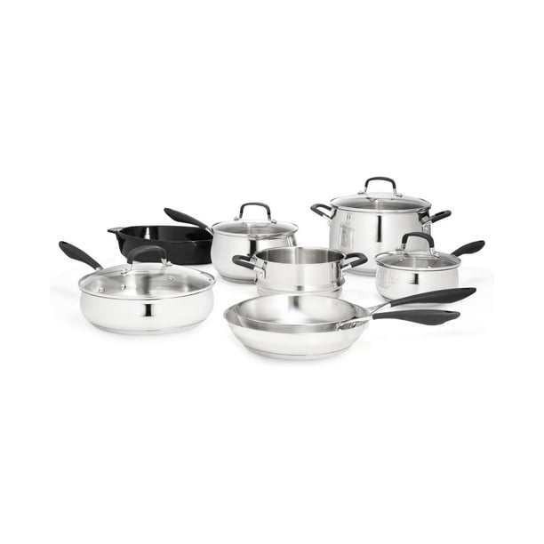 Belgique Stainless Steel 12Pc. Cookware Set