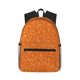 thumbnail image 1 of Fotbe Orange Glitter Mochila Ligera Casual para Laptop para Hombres y Mujeres, Mochila Impermeable de Uso Diario, Mochila para Universidad, 1 of 6