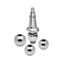 10,000 lb 1" Shank with 1 7/8" and 2" and 2 5/16" Balls Interchangeable Hitch Ball Set Replacement Auto Part, Easy to Install