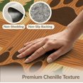 thumbnail image 6 of ODIKA 4'x6' Washable Area Rug Print Vintage Cabin Grain Forest Border Wildlife Motifs Woodland Flowing Dynamic for Dorm Room, Small Living Stain Resistant Low Profile, Easy Care, 6 of 7