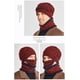 thumbnail image 4 of Conjunto cálido de tres piezas, conjunto de tres piezas de sombrero, bufanda, cubierta para la cara, gorro grueso a prueba de viento, bufanda, máscara, conjunto de tres piezas, 4 of 5
