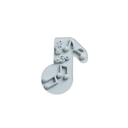 

NEGJ Music Note Silicone Fondant Molds Musical Cake Candy Chocolate Decorating Tools DIY Craft Project Small Pie Pans 4 Inch Ceramic Brush for