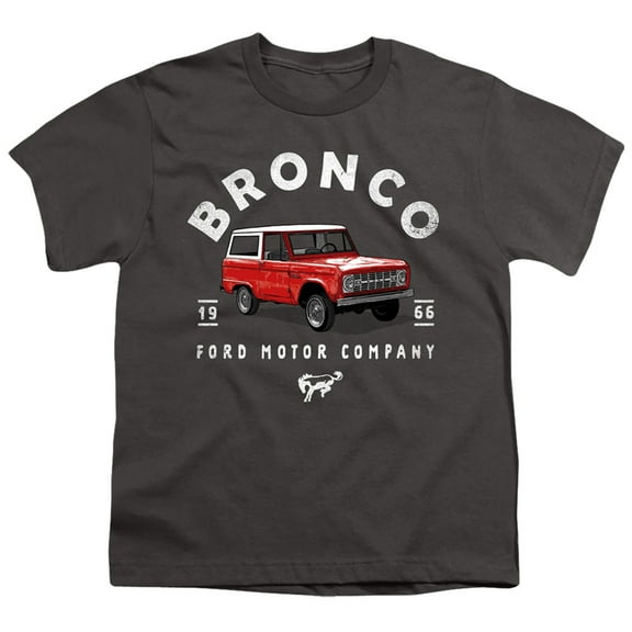Ford Bronco Bronco Illustrated S/S Youth 18/1 T-Shirt Charcoal