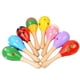 thumbnail image 1 of 6 maracas de madera para percusión manual, sonajeros, regalos para niños, juguetes de aprendizaje, juguetes musicales para fiestas, conciertos,, 1 of 9