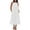 White, variant on Ashirexll Womens Summer Dresses, Casual Dresses for Women, Spring Summer Solid Color Sling Loose Linen Midi Dress