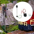 thumbnail image 6 of Kuntesetty Model Train Traffic Lights Crossing Sign Model for Micro Landscape Buildings 3v, 6 of 9