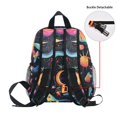 thumbnail image 5 of FORMRS School Backpack with Front Zippered Pocket 12" Student Travel Daypack, Zodiac Stars, 5 of 6