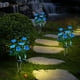 thumbnail image 5 of Solar Rose Flower Lights Exterior Garden Decor - 5 cabezas, impermeables, 2 packs, 8-10 horas, 5 of 6
