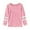 Pink, variant on Girls T Shirts for Children Crew Neck Long Sleeve Top Classic Girl Clothes Comfortable Cotton Blend for Everyday Wardrobe Essentials