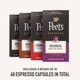 thumbnail image 3 of Peet’s Coffee Medium and Dark Roast Espresso Coffee Pods Variety Pack, 40 Count, 3 of 9
