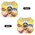 thumbnail image 2 of Lsque Sml Jeffy Pattern Cosmetic Mirror 2.6 Inch Round Handheld Travel Pocket Makeup Mirror, 2 of 8