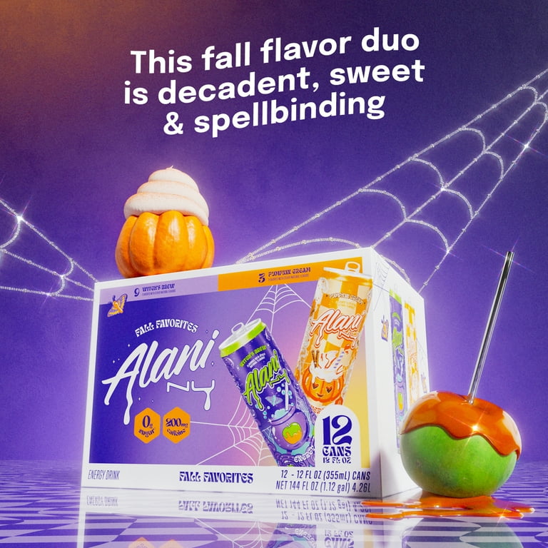 Alani Nu Sugar Free Energy Drink, Variety Pack, Witch's Brew