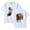 White, variant on Nessa Barrett AFTERCARE Album Merch Short Sleeve T-shirt Unisex Fashion Crew Neck Top
