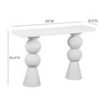 thumbnail image 5 of Lupita White Console Table, 5 of 6