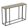 thumbnail image 2 of Safdie & Co. Table D'Entrée Console, Table D'Appoint 47po L Taupe Foncé avec Métal Noir pour Salon, 2 of 4