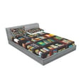 thumbnail image 2 of Ambesonne Bookshelf Fitted Sheet & Pillow Sham Set, Cartoon Colorful Books, King, Multicolor, 2 of 2