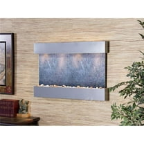 Adagio RCS4511 Reflection Creek Silver Metallic Black Featherstone Wall Fountain